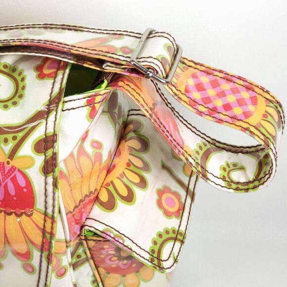 Kalencom New Orleans Diaper Bag Large Multicolor Cotton Floral With Changing Mat - Picture 7 of 16